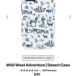 Casely “Wild West Adventure Desert” BOLD + MagSafe iPhone 14 Plus Phone Case